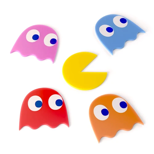 תחתיות בצורת פק-מן Pac-Man 