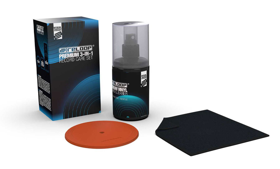 ערכת ניקוי לתקליטים ודיסקים - Reloop Premium 3-IN-1 Record Care Set