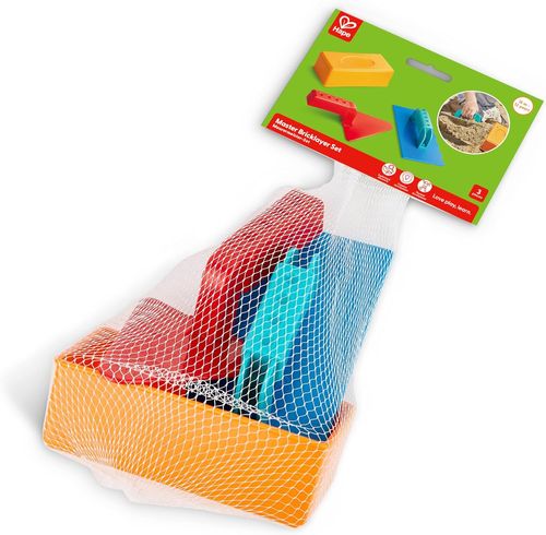 ערכת בניה בחול 3 חלקים MASTER BRICKLAYER למשחק בים או בחצר