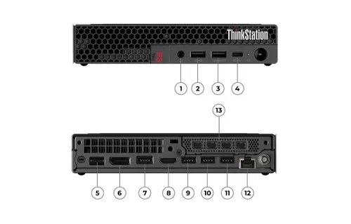 מחשב נייח Lenovo ThinkStation P3 Tiny Gen 2 i7-265 512G 16G Win11 Pro