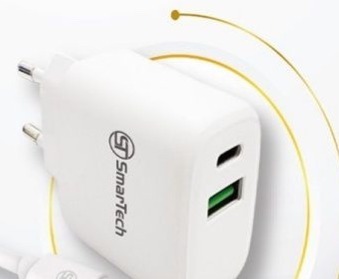 מטען קיר PD+QC 20W - דגם STTC20W - פתרון טעינה מושלם מבית SmarTech