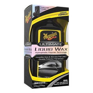 וקס נוזלי בקיט עם מטלית ופד 473 מ"ל ULTIMATE LIQUID WAX