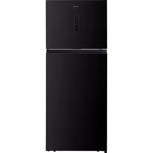 מקרר מקפיא עליון 415 ליטר נטו Electra EL459GBL עם מפסק תאורה - גימור זכוכית שחורה אחריות ע