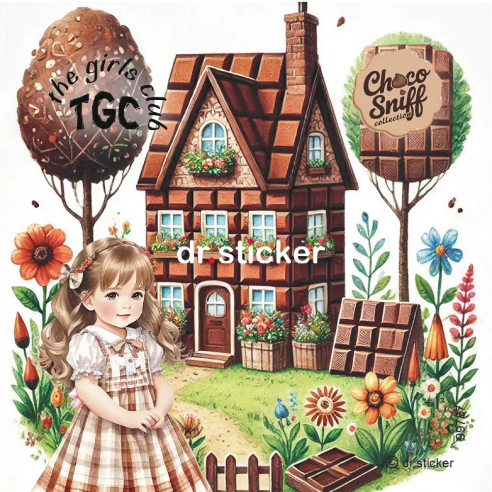 חדש! גליל מדבקות ד"ר סטיקר בניחוח שוקולד - ארץ השוקולד