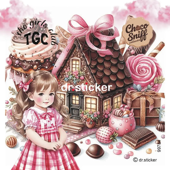 חדש! גליל מדבקות ד"ר סטיקר בניחוח שוקולד - בתי שוקולד