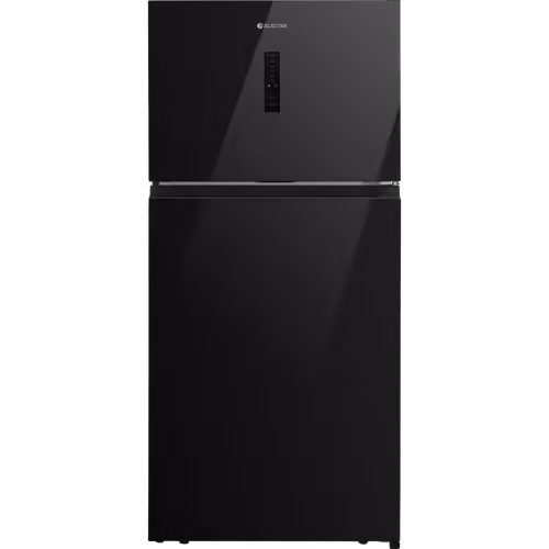 מקרר מקפיא עליון 635 ליטר נטו Electra EL675GBL עם מפסק תאורה - גימור זכוכית שחורה אחריות ע
