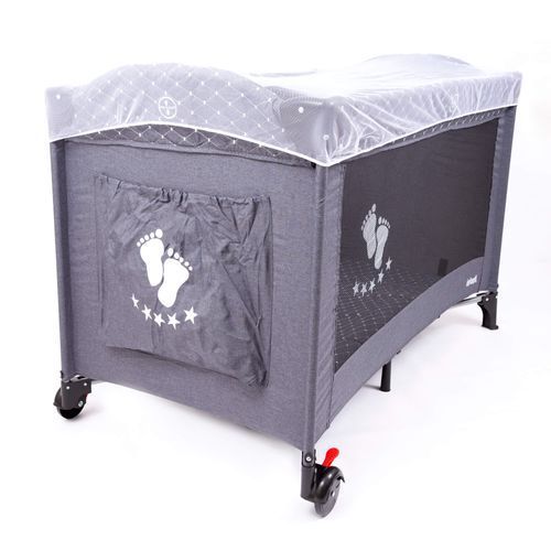 לול פלטינום דו קומתי PLATINUM - אפור כהה Dark Grey Quilt Infanti