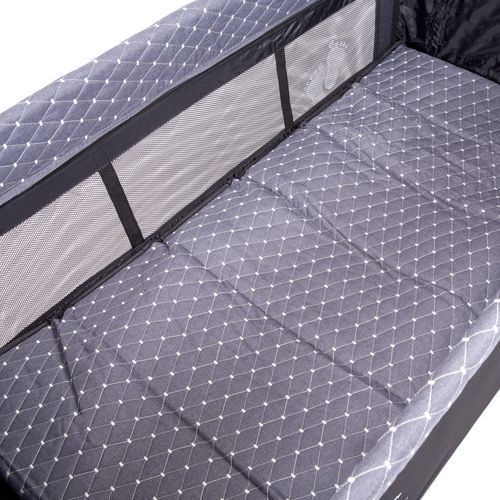 לול פלטינום דו קומתי PLATINUM - אפור כהה Dark Grey Quilt Infanti