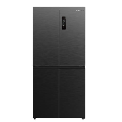 מקרר 4 דלתות נירוסטה מושחרת דגם SCHNEIDER SCHR601CDX