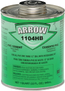 דבק ARROW -שקוף  ( HEAVY- (1/2 QT-0.473 PVC+ מברשת