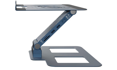 סטנד לפטופ מתקדם עם מפצל USB ומלטימדיה - Reloop Stand Hub Pro