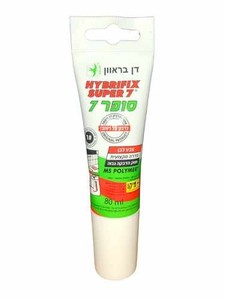סיליקון סופר 7 בשפורפרת - שקוף