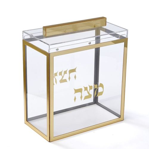 קופסה למצות מכונה אקריליק