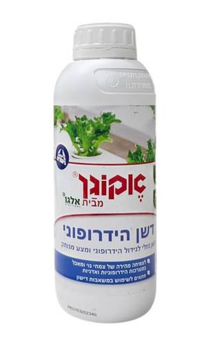 דשן נוזלי הידרופוני אקוגן - בקבוק 1 ליטר