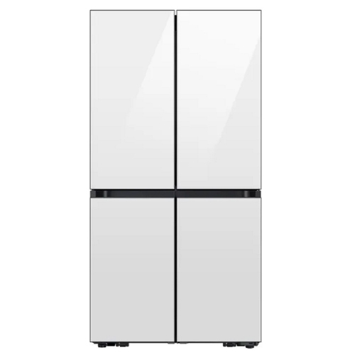 מקרר מקפיא תחתון ‏4 דלתות ‏852 ליטר ⁦SAMSUNG RF88DB9623WH⁩ לבן פנינה זכוכית