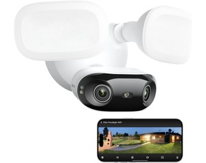 מצלמת אבטחה חכמה עם זרקורים ותצוגה רחבה 180° - Elite Floodlight WiFi