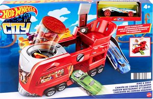 הוט ווילס מסלול בתוך משאית פוד טראק - HOT WHEELS