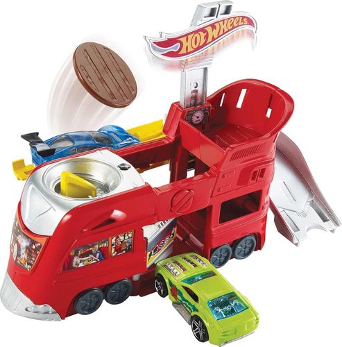 הוט ווילס מסלול בתוך משאית פוד טראק - HOT WHEELS