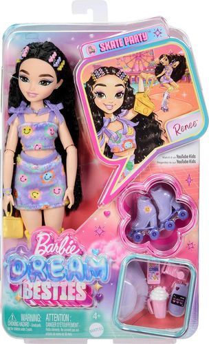 בובה ברבי מסיבת סמיילי על גלגלים JFX999993 BARBIE