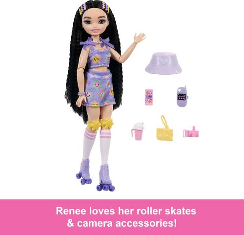 בובה ברבי מסיבת סמיילי על גלגלים JFX999993 BARBIE