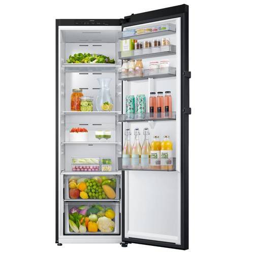 מקרר ללא מקפיא 387 ליטר Samsung Bespoke RR39C7650BK זכוכית שחורה סמסונג