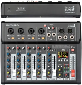 מיקסר 6 ערוצים Proel IS 2MIX6PRO
