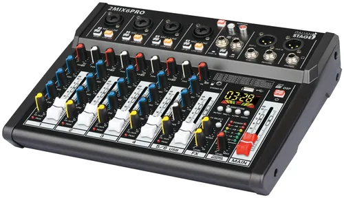 מיקסר 6 ערוצים Proel IS 2MIX6PRO