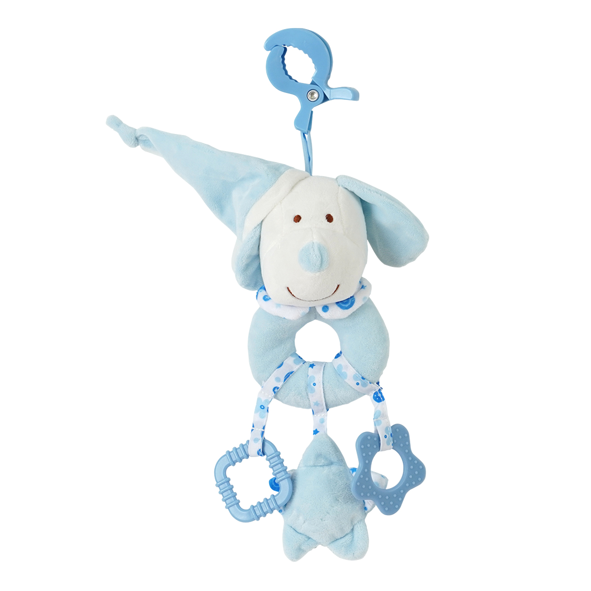 רעשן עם תפסן – Soft Touch™ Rattle with Clip