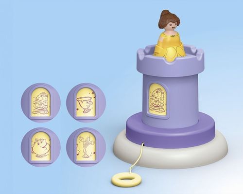 דיסני ג'וניור – מגדל המשחקים המוזיקלי של בל 7 חלקים עם אפקטים קוליים 71458