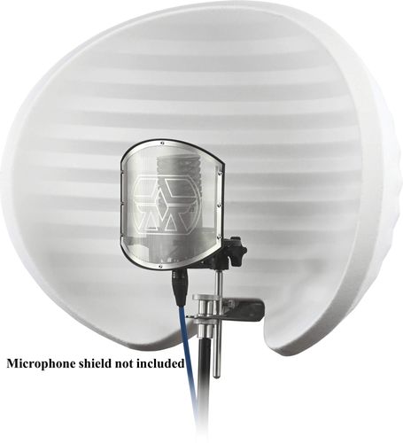 מגן אקוסטי למיקרופונים בצבע לבן ASTONMICROPHONES HALO SHADOW