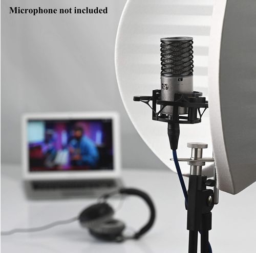 מגן אקוסטי למיקרופונים בצבע לבן ASTONMICROPHONES HALO SHADOW