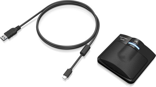 מיקרופון שולחני איכותי בחיבור USB קרדיואידי שטוח BEHRINGER