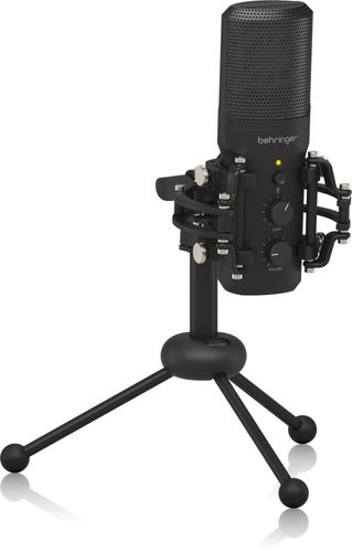מיקרופון קונדנסר Cardioid עם מעמד שולחני וחיבור USB דגם BU200