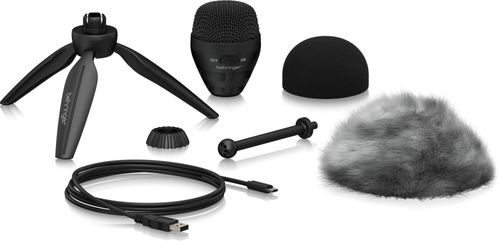 מיקרופון עם מעמד שולחני לחיבור USB דגם BU5 מבית BEHRINGER