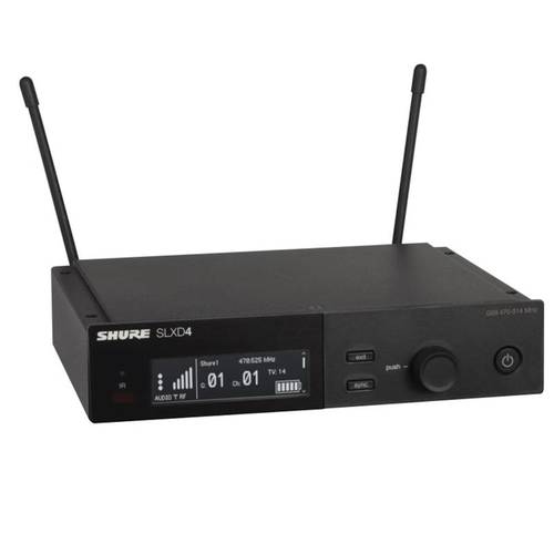 Shure SLXD4E – מקלט דיגיטלי אלחוטי