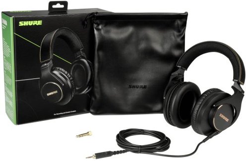 אוזניות אולפן מקצועיות Shure SRH840A