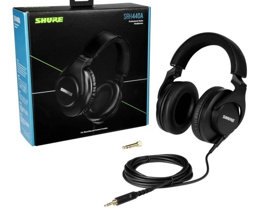 אוזניות אולפן מקצועיות Shure SRH440A
