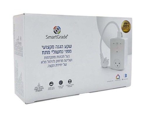 מגן ברקים חכם להגנה בפני נחשולי מתח כולל כבל