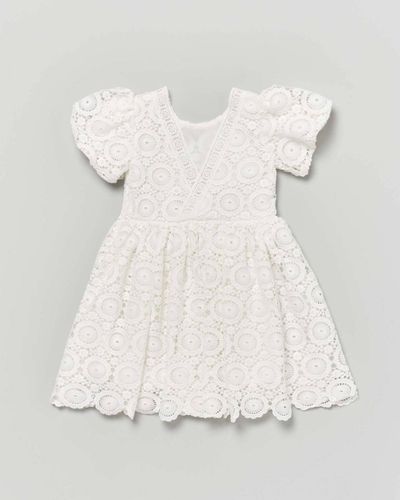 KIDS DRESS OFF WHITE