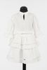 Girls’ short poplin dress with lace