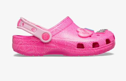 כפכפי קרוקס קלוג ברבי לבנות בצבע ורוד | 28-35 |  Crocs Barbie Classic Clog K 211406