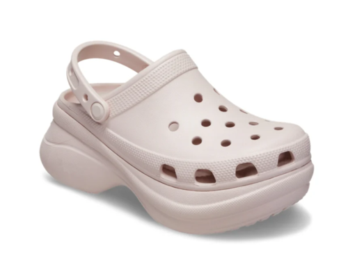 כפכפי פלטפורמה CLASSIC BAE CLOG של CROCS לנשים בצבע פודרה | 35-42 | Crocs CLASSIC BAE CLOG platforms POWDER 206302