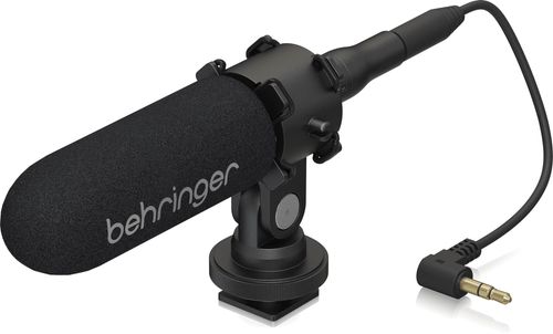 מיקרופון קונדנסר למצלמה או טלפון עם מחבר Behringer VIDEO MIC PL3.5