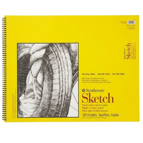 בלוק 30 דף לרישום 45.1/61 74 ג ר Strathmore Sketch