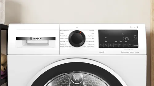 מייבש כביסה Bosch Series 6 דגם WQG1417GPL טכנולוגיית Heat Pump