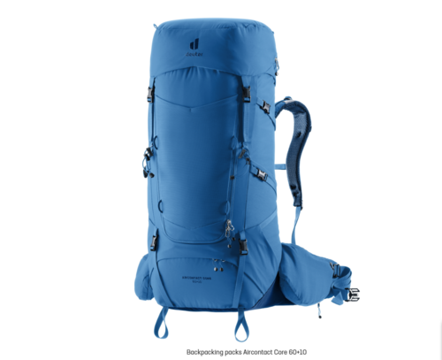 תרמיל ולטיולים דוייטר Deuter Aircontact Core 60+10