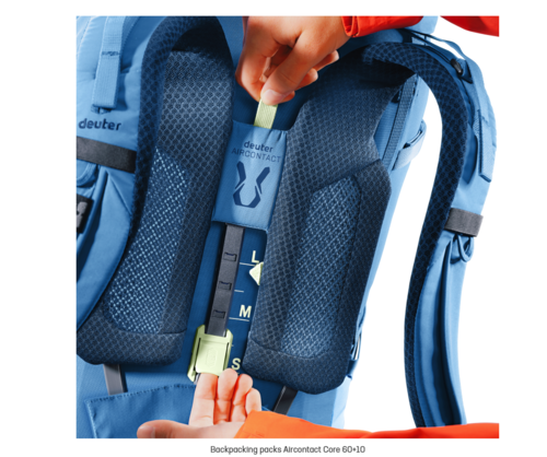 תרמיל ולטיולים דוייטר Deuter Aircontact Core 60+10