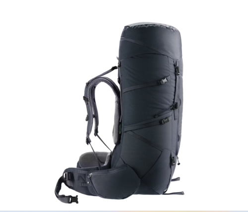 תרמיל מסע לדרום אמריקה - Deuter Aircontact Core 70+10 אפור