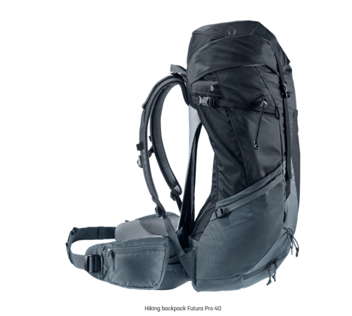 תרמיל יום דוייטר גב - Deuter Futura Pro 40 - שחור