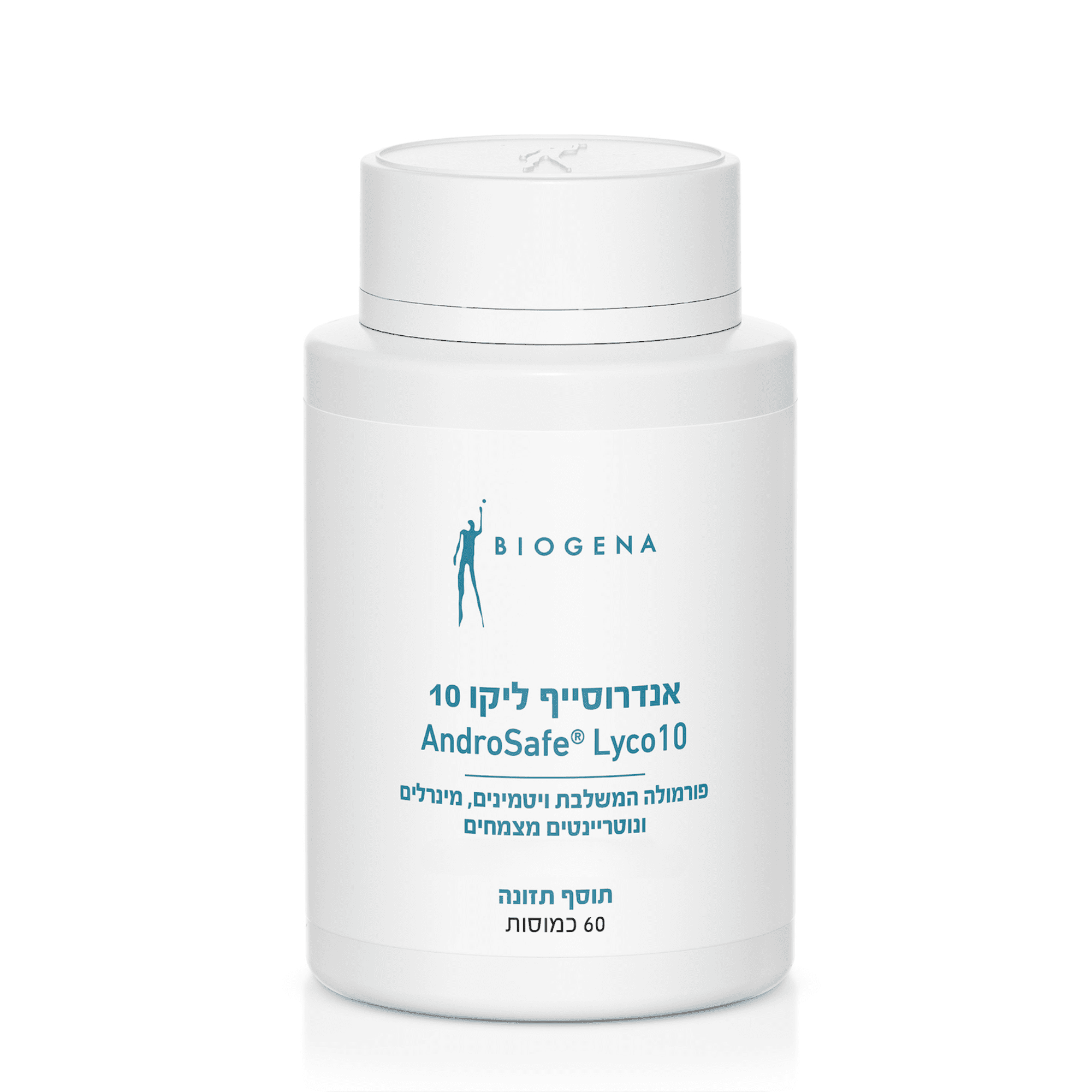 ביוג׳נה אנדרוסייף ליקו 10 60 כמוסות | AndroSafe Lyco10
